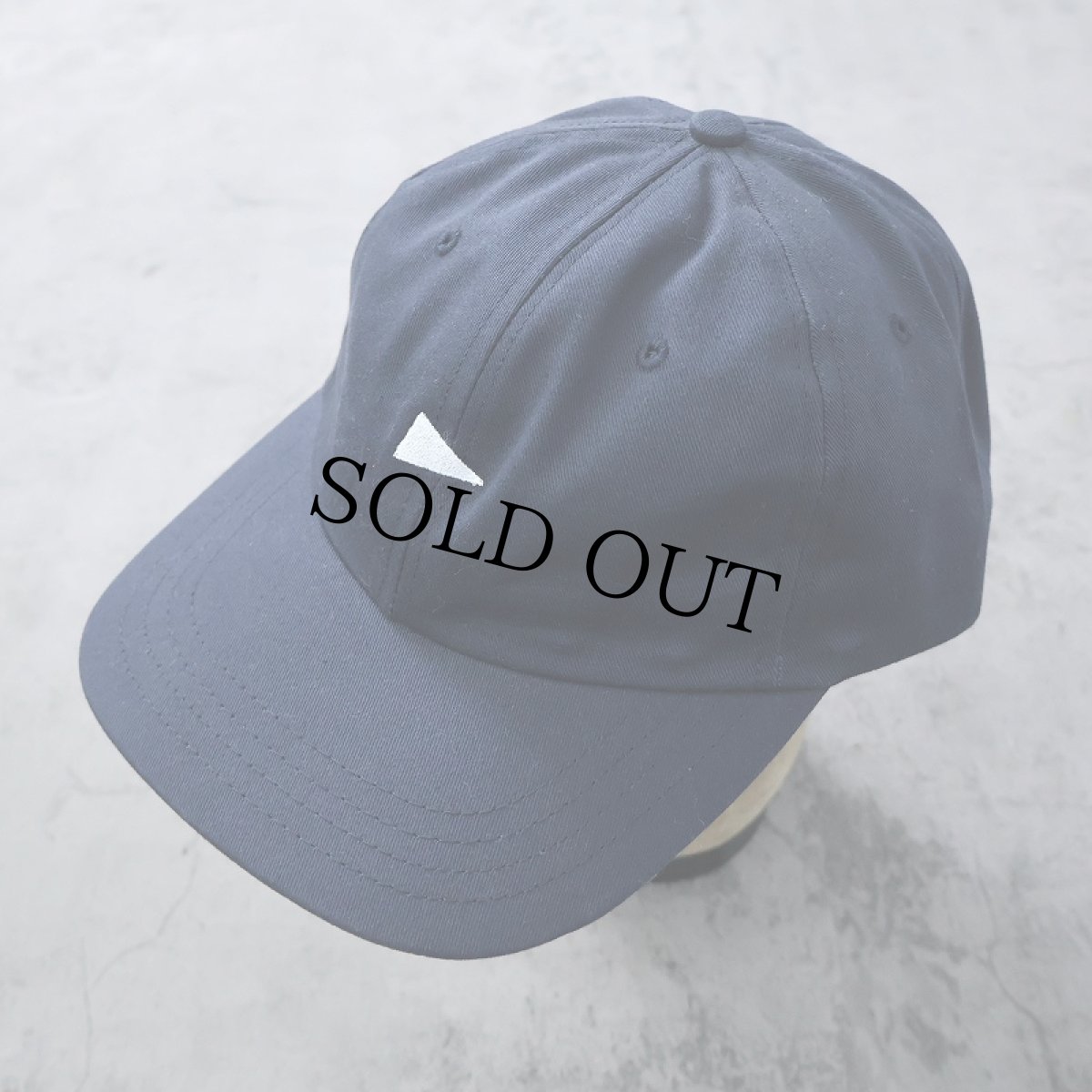 画像1: Pilgrim Surf+Supply USA製 ロゴ刺繍 コットンツイルキャップ NAVY (1)