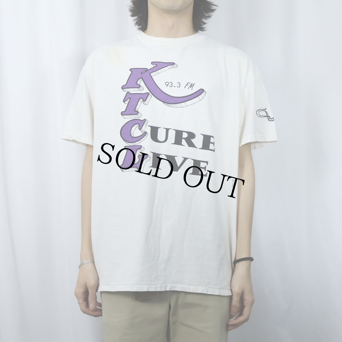 画像2: 90's THE CURE "Wish Tour" ロックバンドプリントTシャツ XL (2)