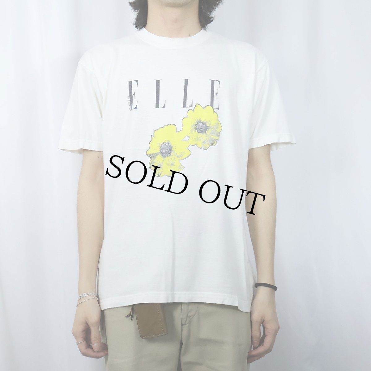 画像2: 90's ELLE ファッションマガジン プリントTシャツ (2)