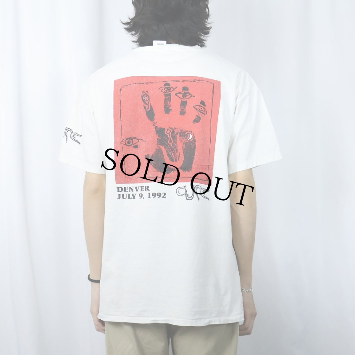 画像3: 90's THE CURE "Wish Tour" ロックバンドプリントTシャツ XL (3)