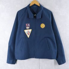 画像2: 70's AMERICAN LEGION パッチ付き スイングトップ NAVY (2)