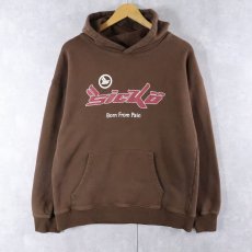 画像1: SICKO Born From Pain ロゴプリントフーディー XL (1)