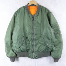 画像1: 民間品 90's ALPHA INDUSTRIES, INC MA-1 フライトジャケット X-LARGE TALL (1)