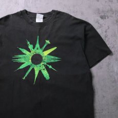 画像1: ORBITAL UKテクノユニット プリントTシャツ BLACK XL (1)