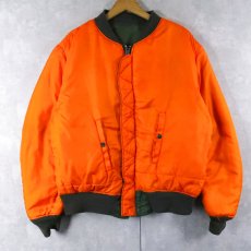 画像2: 民間品 90's ALPHA INDUSTRIES, INC MA-1 フライトジャケット X-LARGE TALL (2)