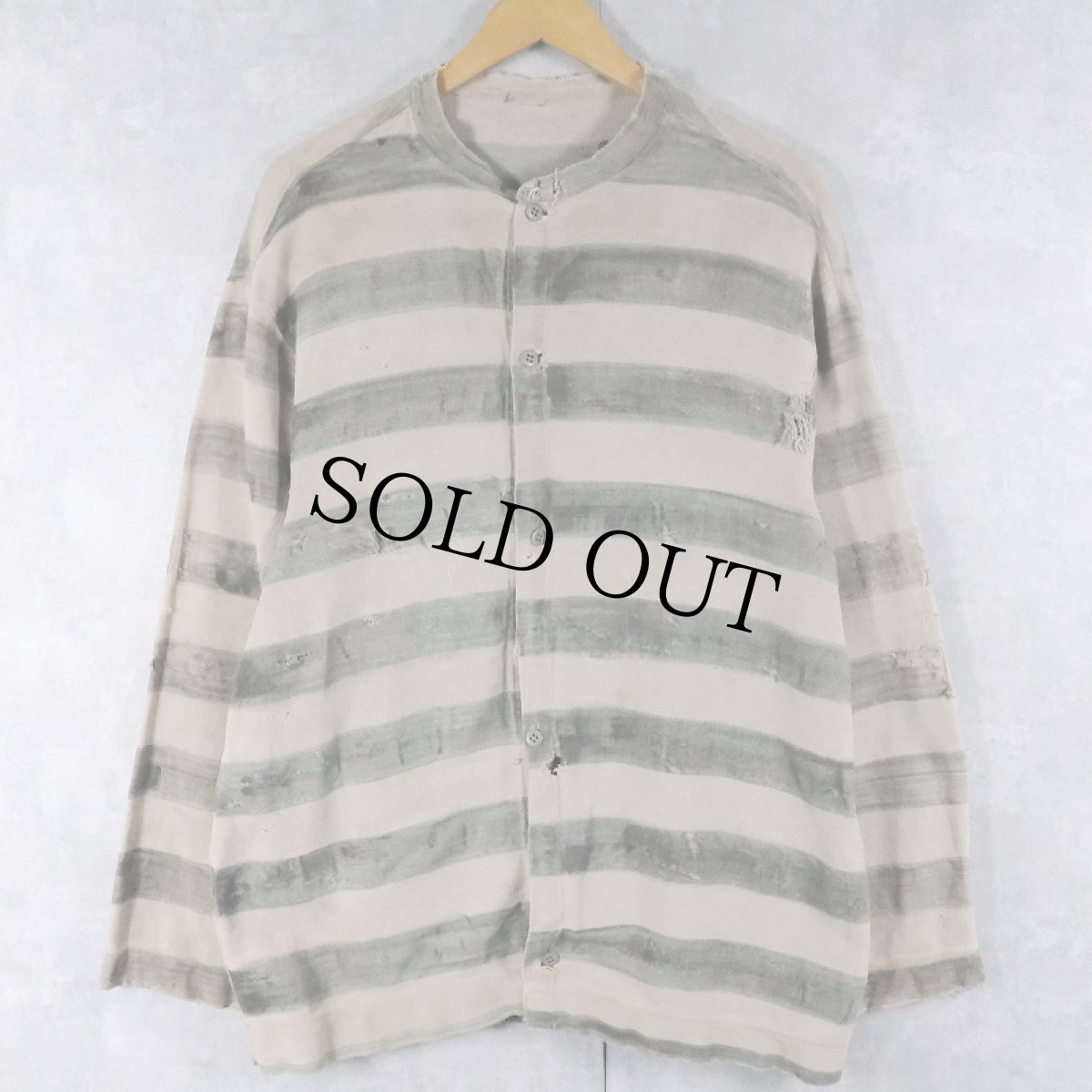 画像1: 50〜60's western costume プリズナーシャツ (1)