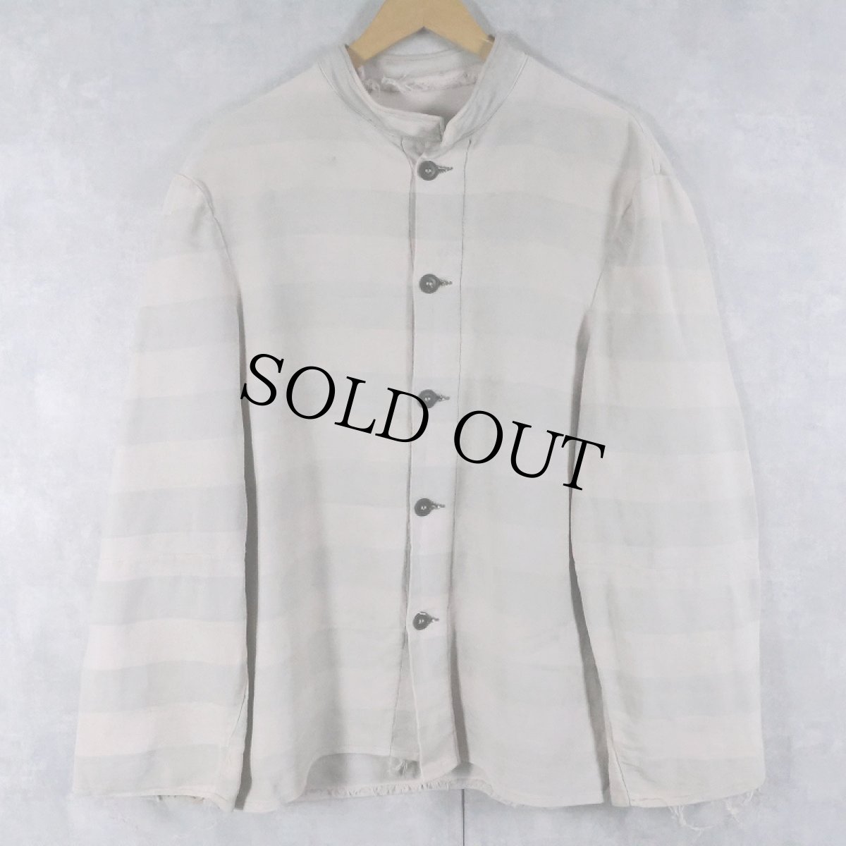 画像1: 50〜60's  western costume プリズナーシャツ (1)