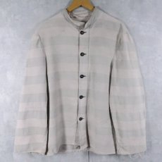 画像1: 50〜60's  western costume プリズナーシャツ (1)