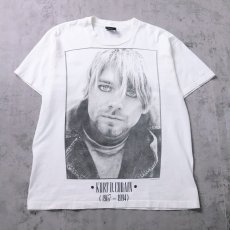 画像1: 90's NIRVANA Kurt Cobain USA製 "1967-1994" 追悼プリントTシャツ XL (1)