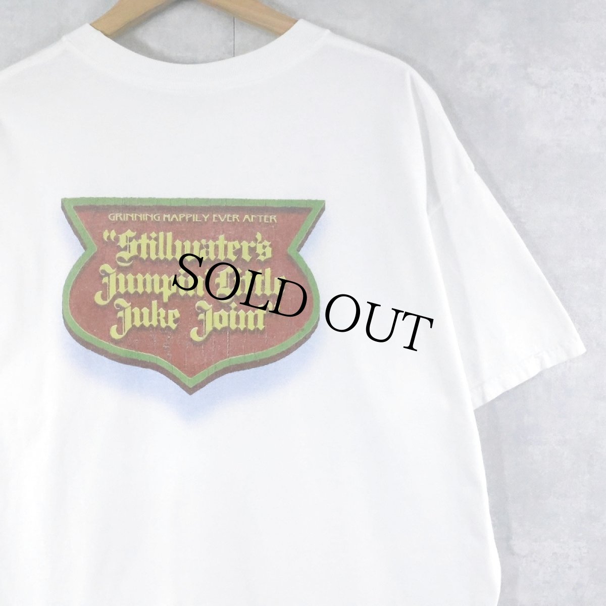 画像2: 2000's ESKIMOJOE'S WORKS "SHIMiRK" キャラクターパロディプリントTシャツ (2)