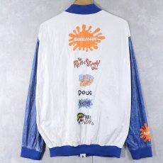 画像2: 90's NICKELODEON USA製 キャラクタープリント ペーパージャケット L (2)