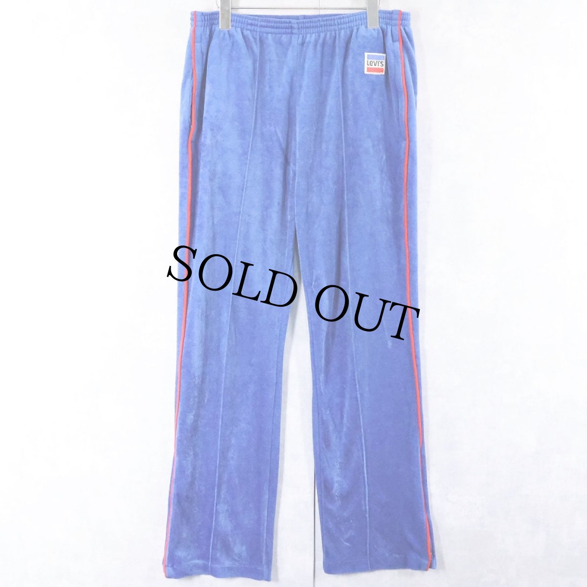 画像1: 80's Levi's 78711-5616 サイドジップ ベロアトラックパンツ  (1)