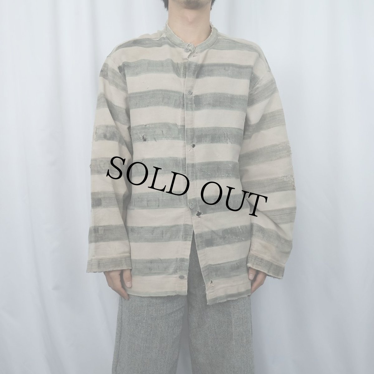 画像2: 50〜60's western costume プリズナーシャツ (2)