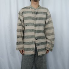 画像2: 50〜60's western costume プリズナーシャツ (2)