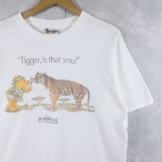 画像1: 90's Walt Disney World "ANIMAL KINGDOM" キャラクタープリントスウェット M (1)