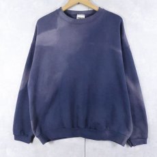 画像1: 90's TULTEX USA製 無地スウェット NAVY XL (1)