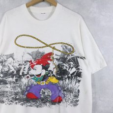画像1: 90's MICKEY "MICKEY MOUSE" キャラクタープリントTシャツ  (1)