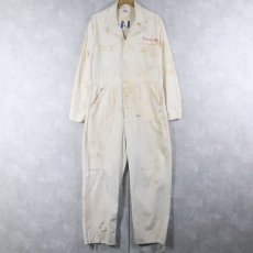 画像3: 50's Master Garment チェーン刺繍 HBTオールインワン SIZE42 (3)
