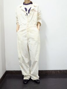 画像2: 50's Master Garment チェーン刺繍 HBTオールインワン SIZE42 (2)
