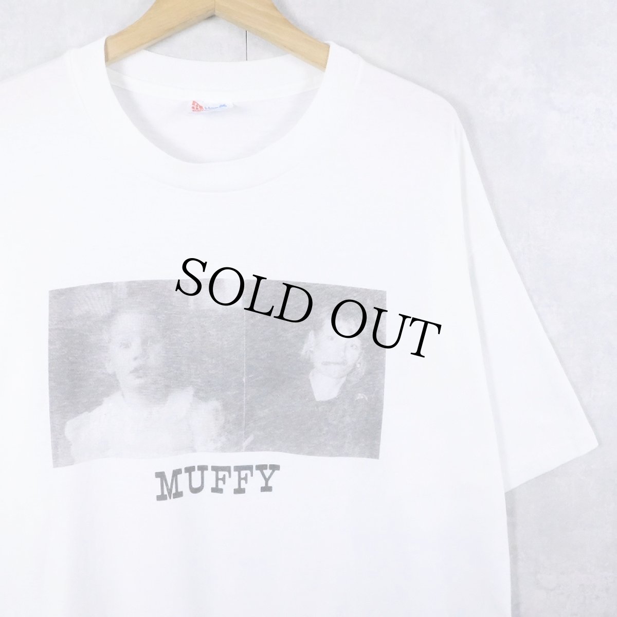 画像1: 90's USA製 "MUFFY" メモリアルフォトプリントTシャツ XL (1)