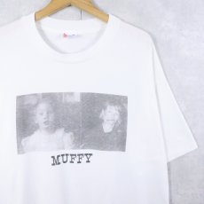 画像1: 90's USA製 "MUFFY" メモリアルフォトプリントTシャツ XL (1)