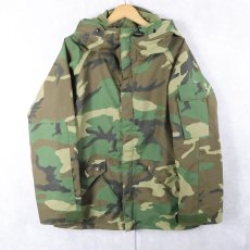 画像1: 90's U.S.MILITARY ECWCS ウッドランドカモ パーカー GEN1 中期型 MEDIUM-SHORT (1)