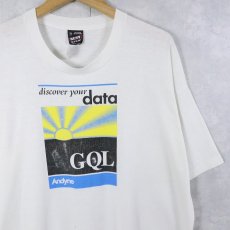 画像1: 90's Andyne USA製 "GQL" ソフトウェア企業 プリントTシャツ XL (1)