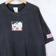 画像1: 90〜2000's Tenacious D "Obey the D" ロックバンド プリントTシャツ BLACK XXL (1)