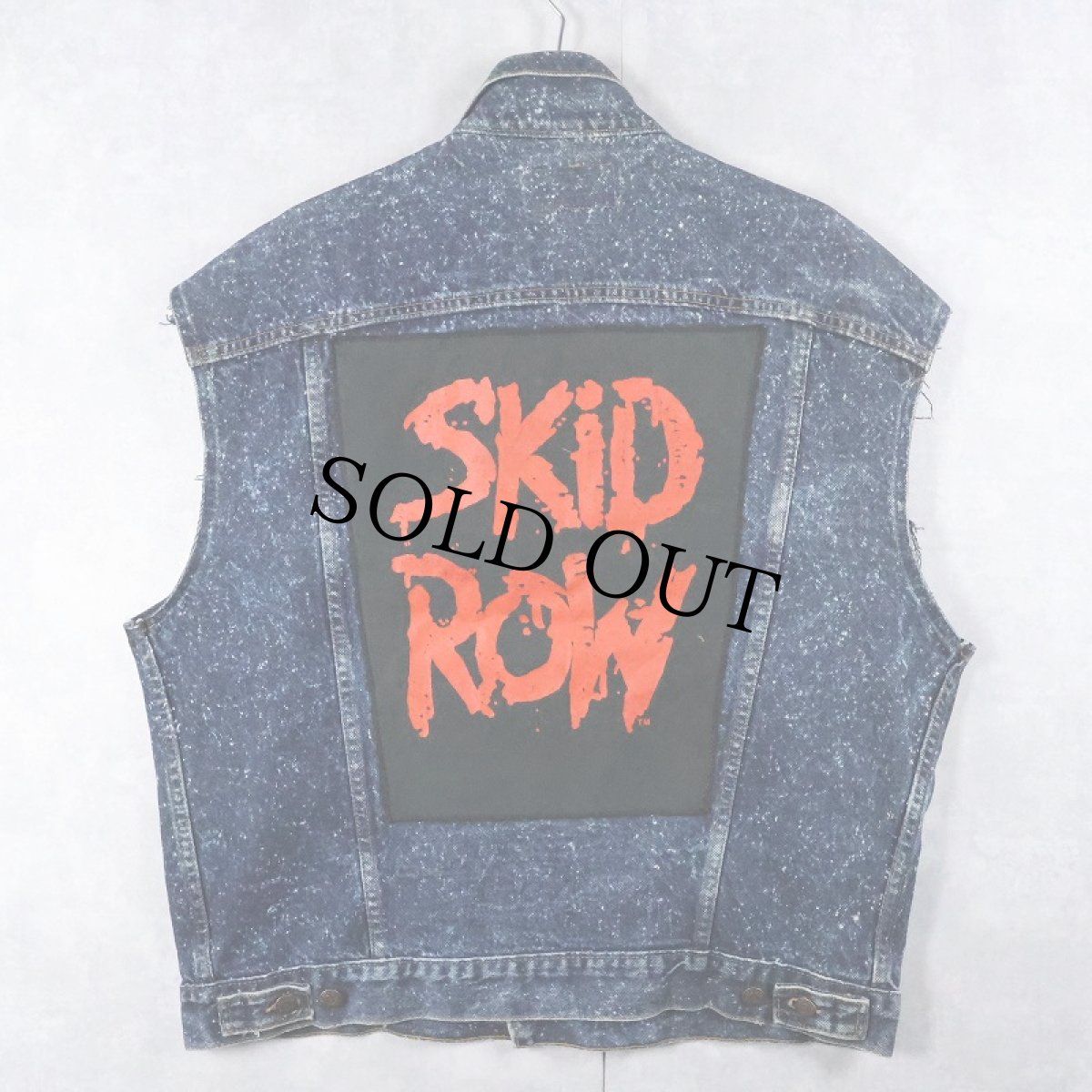 画像1: 80's Levi's 70507-0229 USA製 "SKID ROW" ギャラクティックウォッシュ×カットオフ デニムジャケット (1)