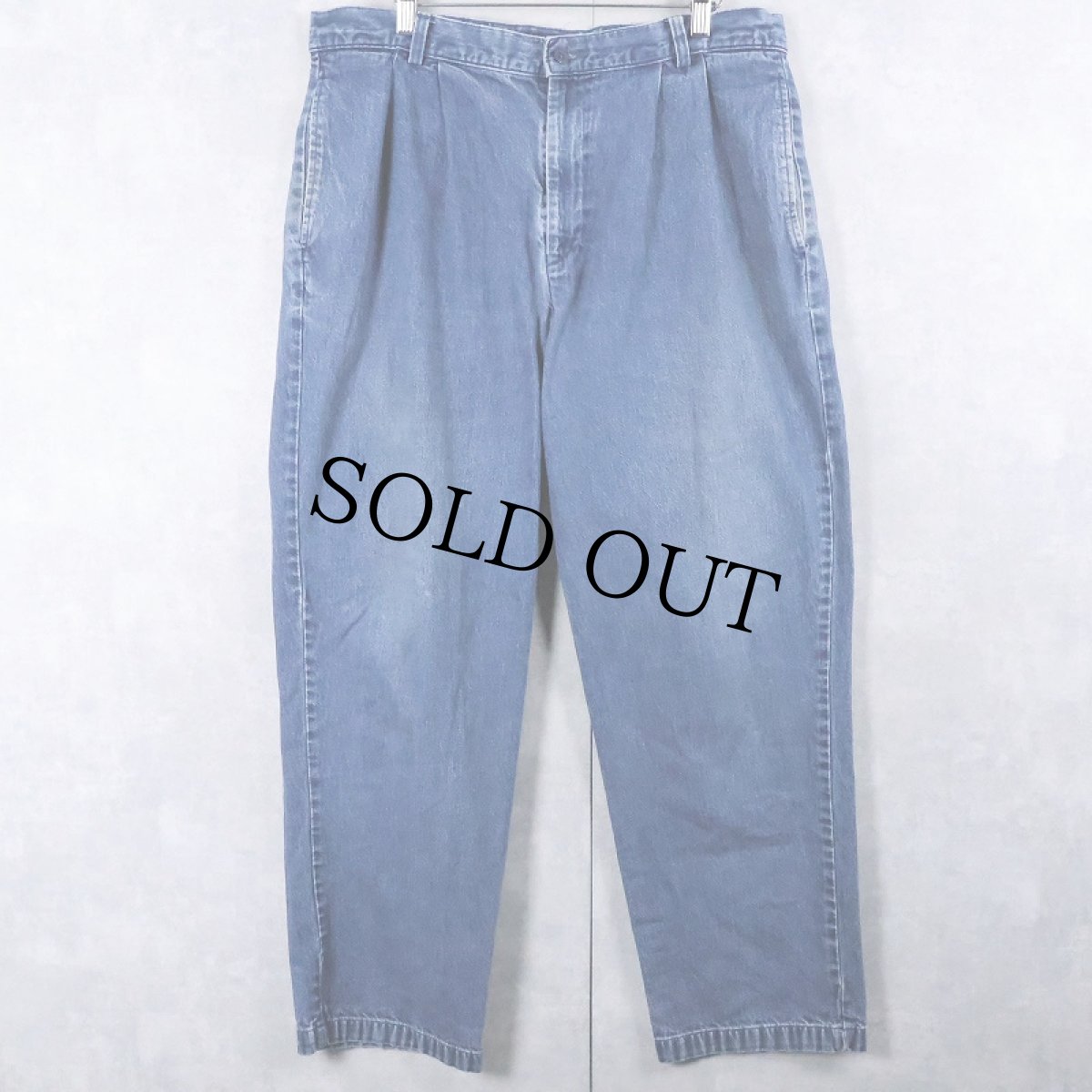 画像3: 2000's DOCKERS 2タックデニムパンツ W35 (3)