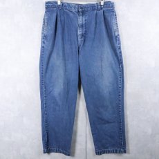 画像3: 2000's DOCKERS 2タックデニムパンツ W35 (3)