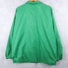 画像2: 70's JAC BY Hilton USA製 チェーン刺繍 ナイロンコーチジャケット L (2)