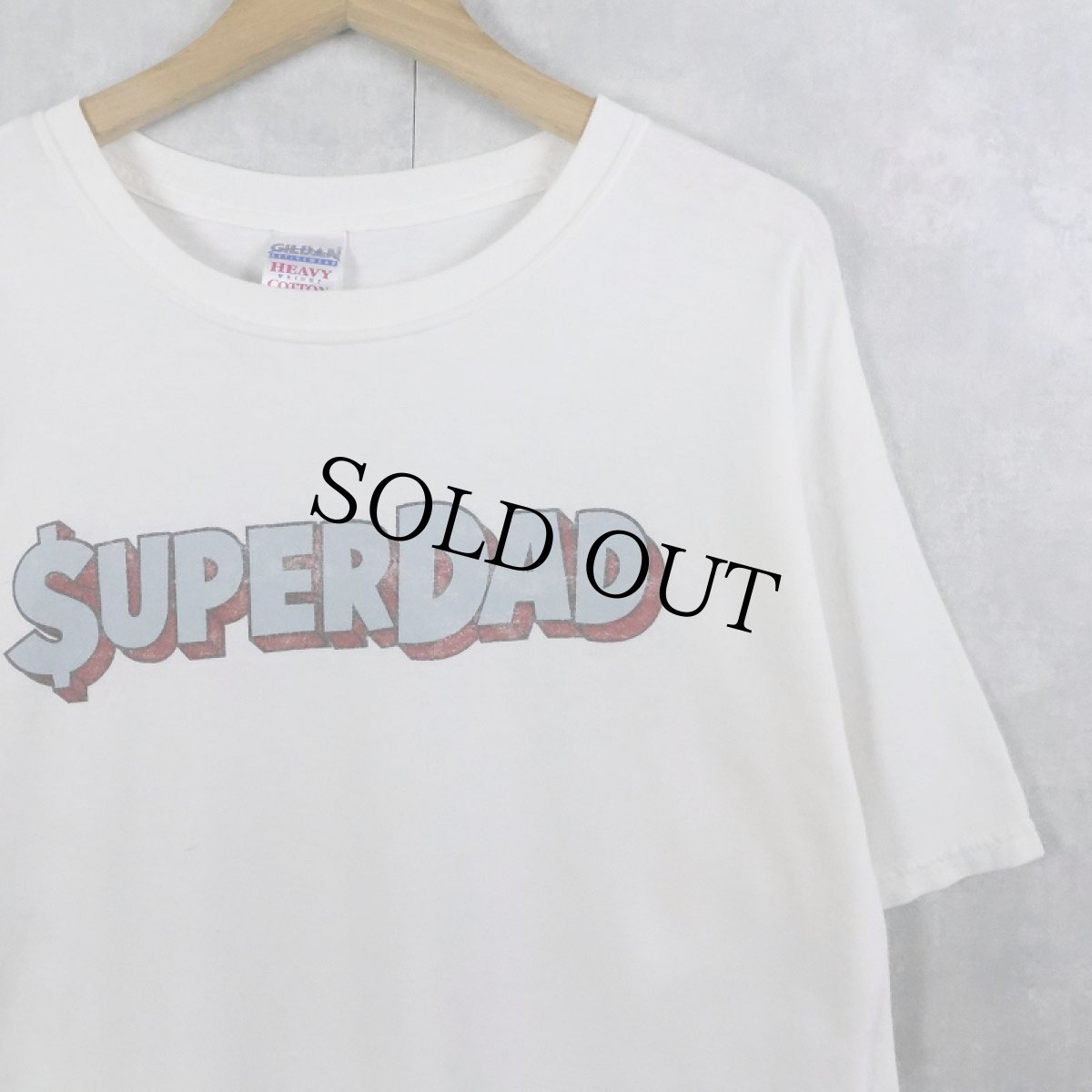 画像1: SUPERDAD コメディ映画プリントTシャツ XL (1)