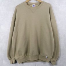 画像1: 90's RUSSELL ATHLETIC USA製 前V 無地スウェット XL (1)