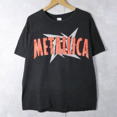 画像1: 90's METALLICA "METALLICA KORN " ヘヴィメタルバンドTシャツ BLACK L (1)