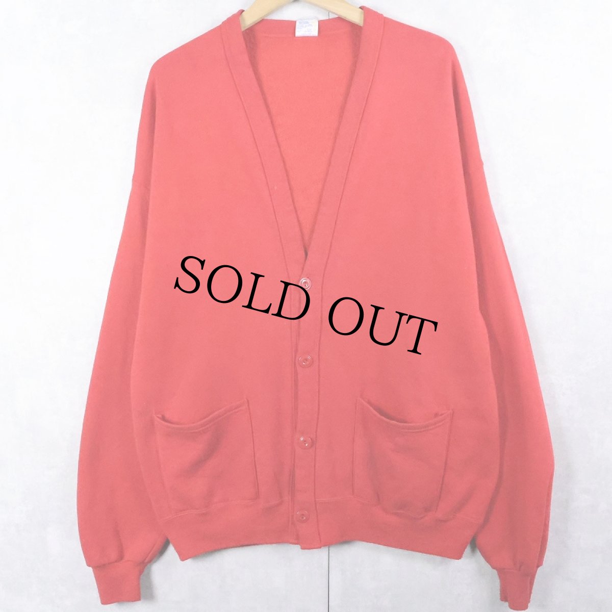 画像1: 80's JERZEES USA製 スウェットカーディガン ONESIZE (1)