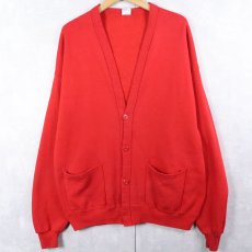 画像1: 80's JERZEES USA製 スウェットカーディガン ONESIZE (1)