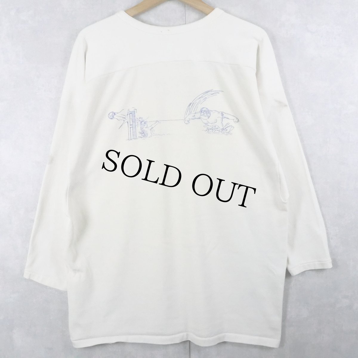 画像2: 70〜80's RUSSELL ATHLETIC "HOOVER H2O POLO" フットボールTシャツ XL (2)
