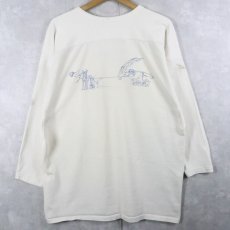 画像2: 70〜80's RUSSELL ATHLETIC "HOOVER H2O POLO" フットボールTシャツ XL (2)