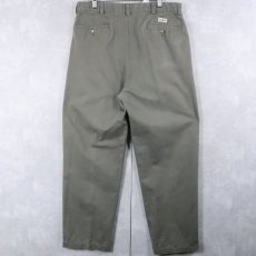 画像2: POLO Ralph Lauren 2タックチノトラウザーズ W34 (2)