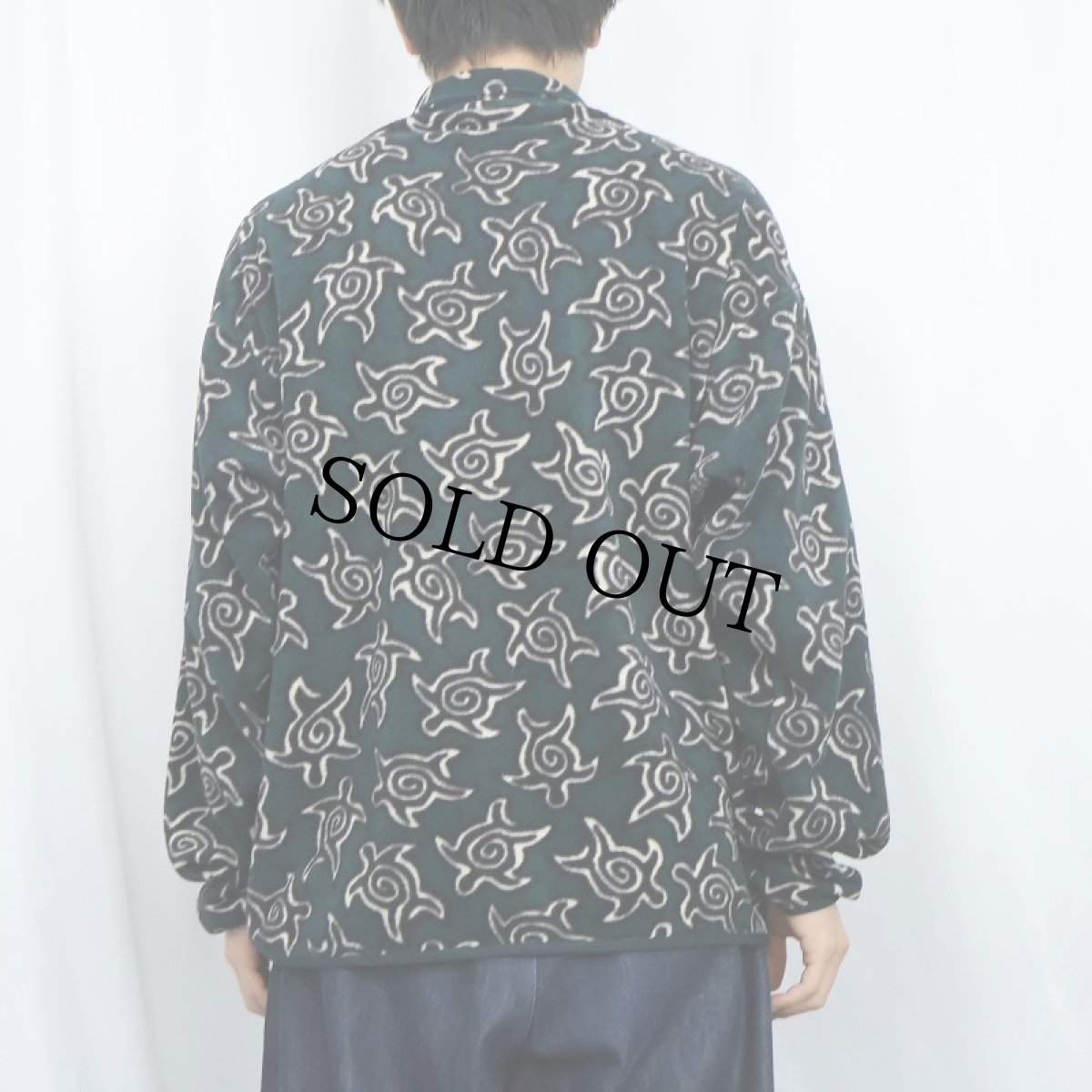 画像3: 90's Patagonia "ZEN TURTLE" 総柄 スナップT L (3)