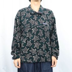 画像2: 90's Patagonia "ZEN TURTLE" 総柄 スナップT L (2)