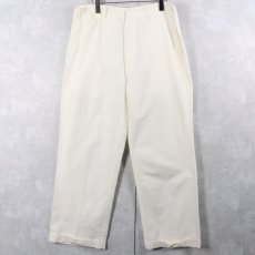 画像1: 30〜40's UNKNOWN コットンワークパンツ W33 (1)