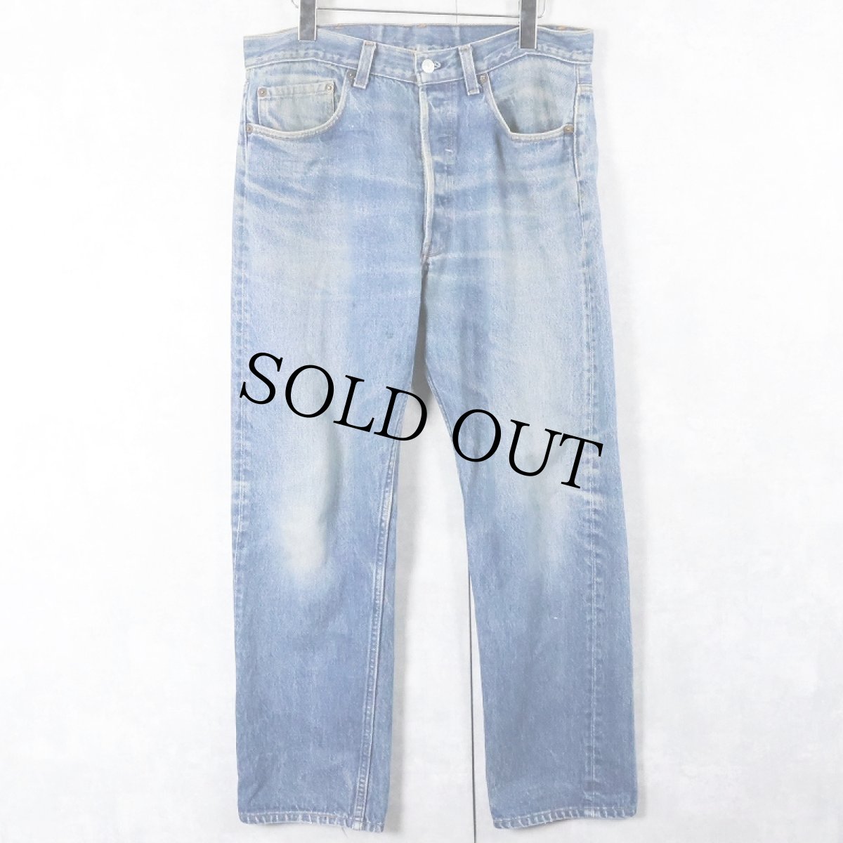 画像1: 80's Levi's 501 USA製 デニムパンツ W33 (1)