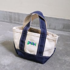 画像1: 90's L.L.Bean BOAT AND TOTE USA製 キャンバストードバッグ MINI (1)