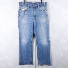 画像1: 80's Levi's 517 USA製 ブーツカットデニムパンツ W33 (1)