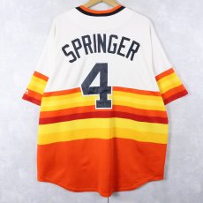 画像2: Majestic "Astros" ゲームシャツ 2XL  (2)