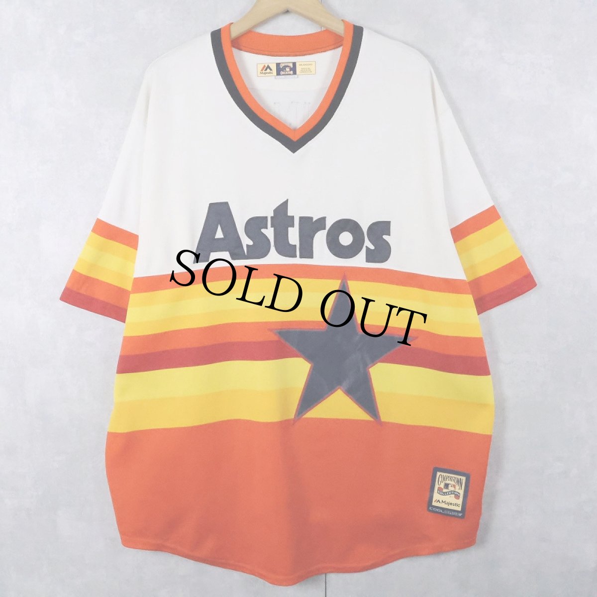 画像1: Majestic "Astros" ゲームシャツ 2XL  (1)