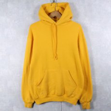 画像1: 90's RUSSELL ATHLETIC USA製 無地スウェットフーディー M (1)