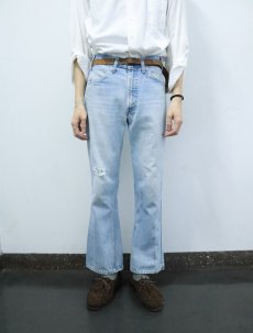 画像2: 70's Levi's 646 ベルボトム デニムパンツ W31 (2)